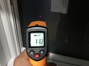 冬目前 家の中の窓やサッシの温度を計ってみました 一条工務店i Smartを建てたコスケの新築計画